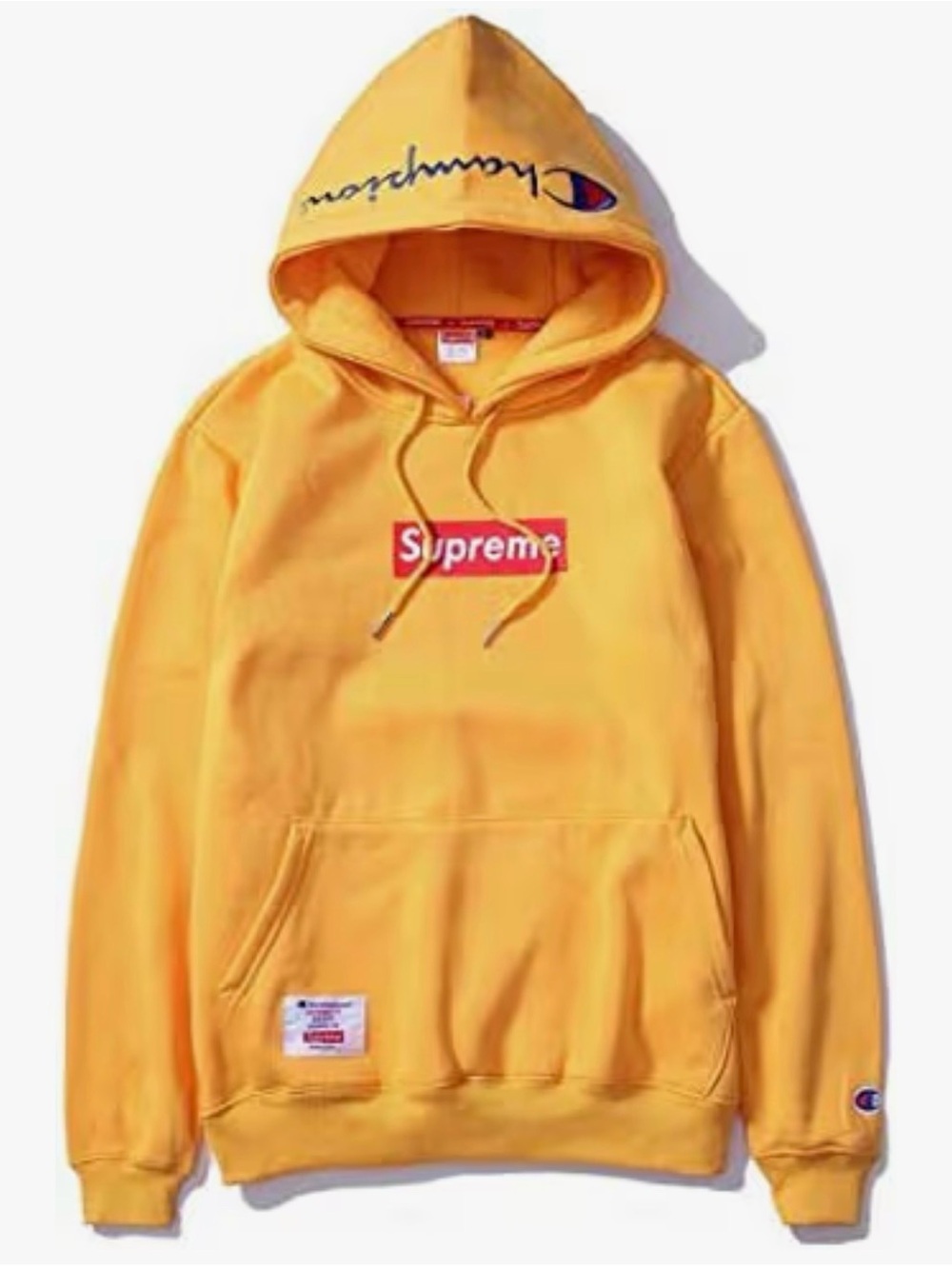Supreme X Champion Hoodie in Blue